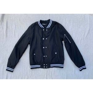 Jou Jou Black Bomber Jacket